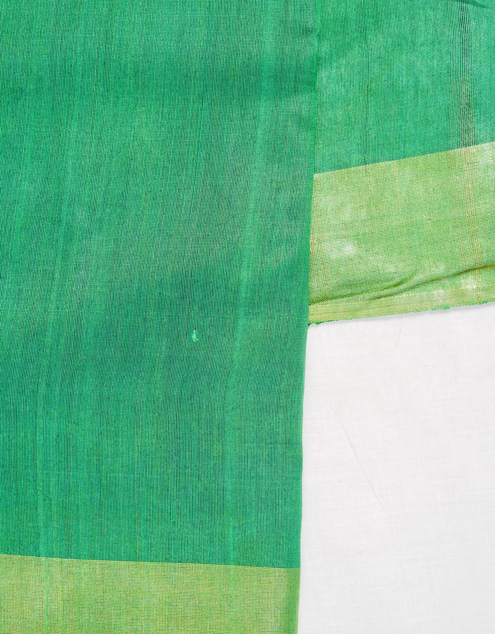 Violet Mulberry Munga Silk Spun Saree With Contrast Border - View 3