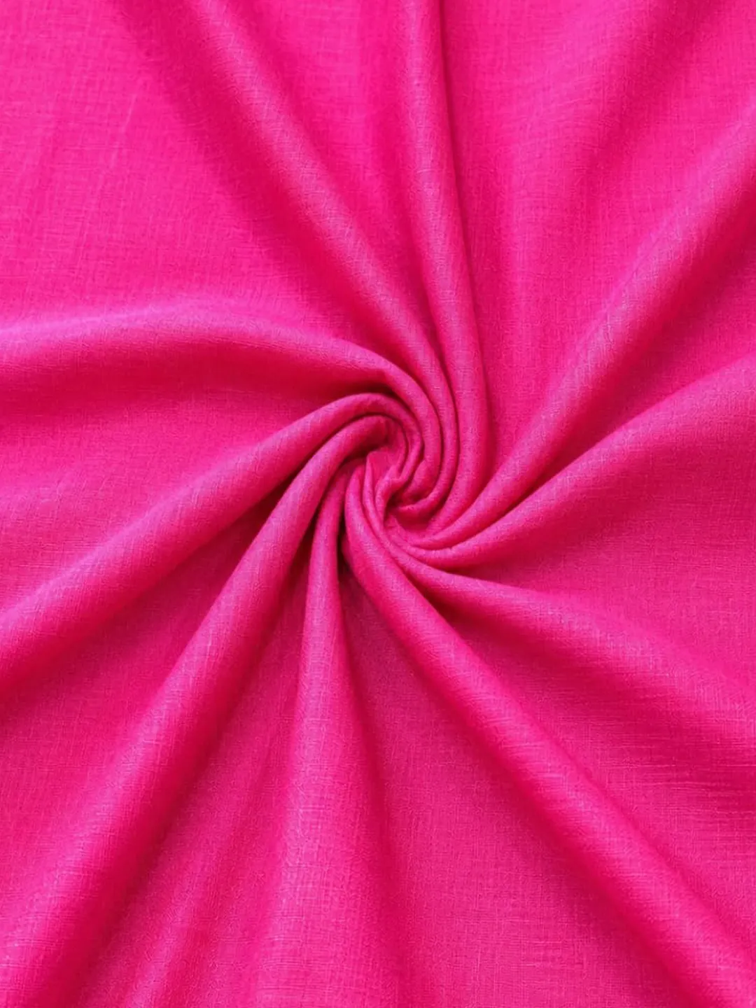 Pink Bengal Cotton Saree With Floral Embroidery & Tassel Pallu - View 8