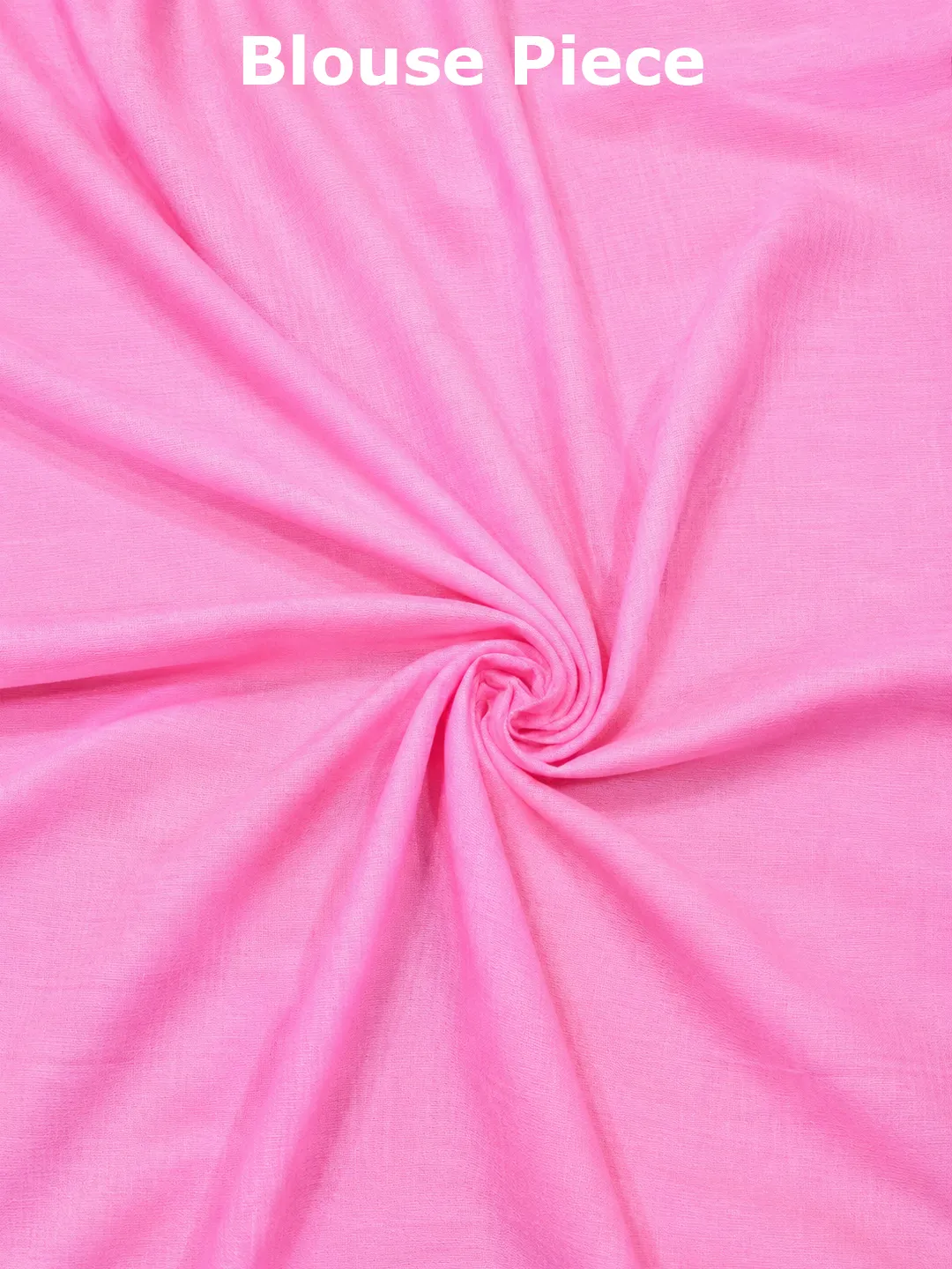 Pink Pink Striped Bengal Mul Cotton Saree With Tassels - View 7