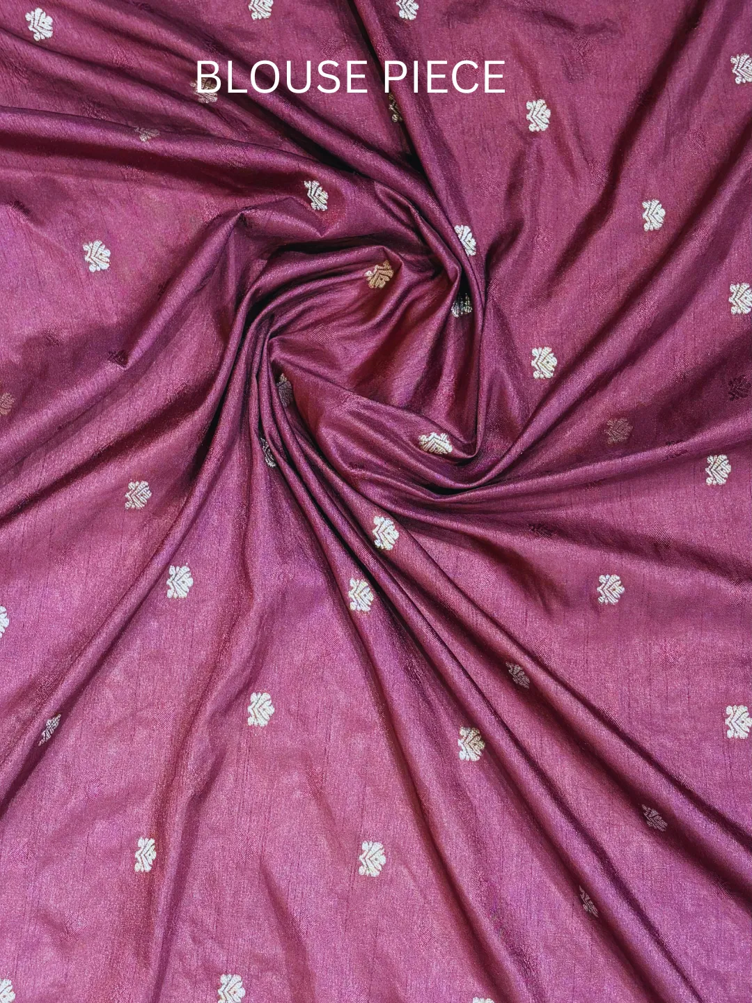 Wine Banarasi Soft Silk Saree Wine With Floral Buti Zari front view