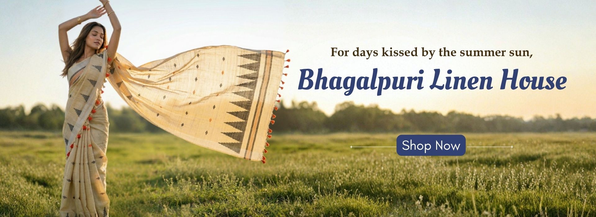 Best Bhagalpuri Linen Sarees for Summer | Lightweight & Breathable Sarees