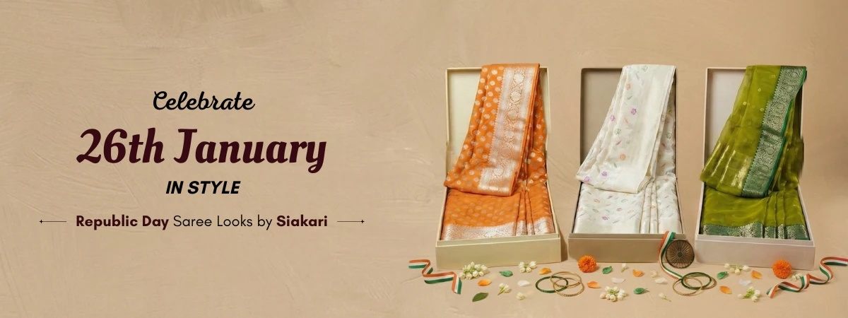 Republic Day Saree Looks 2026 – Style with Siakari
