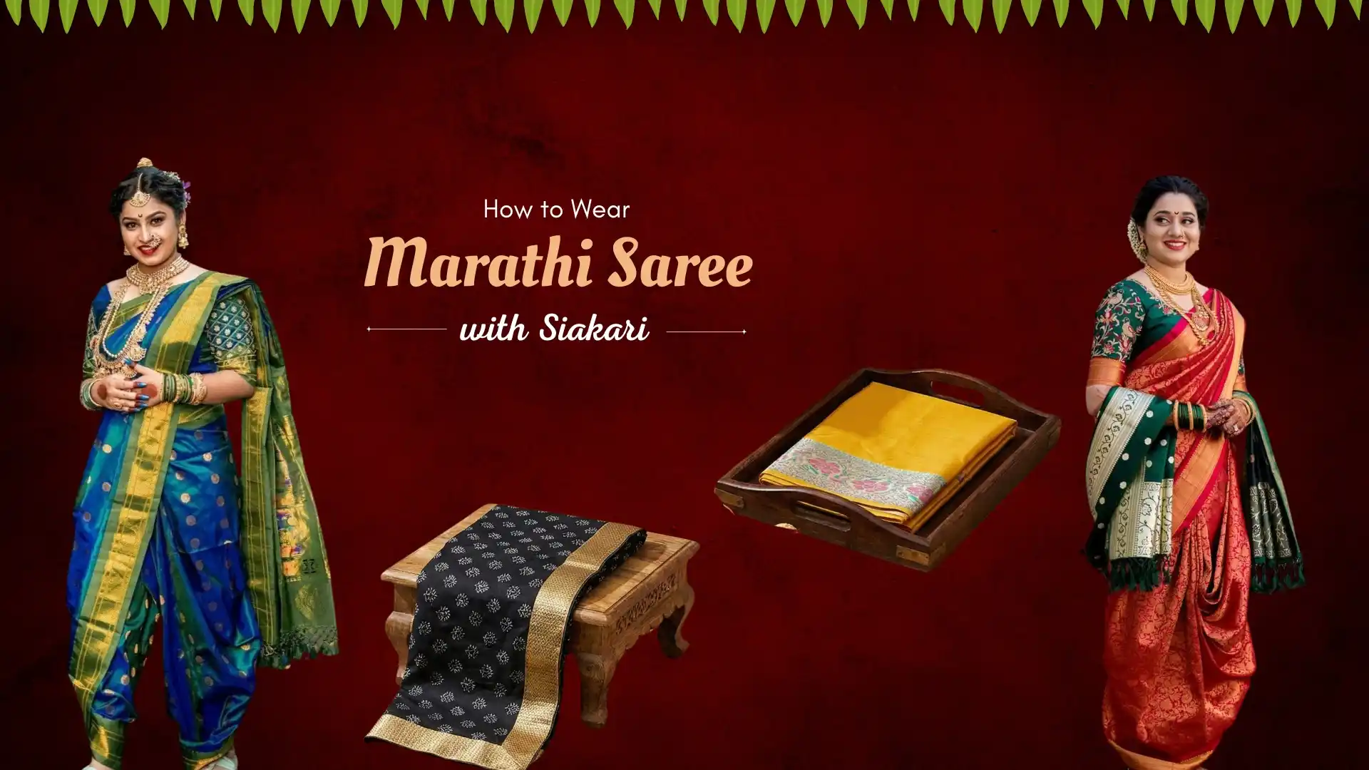 How to Wear Marathi Saree?