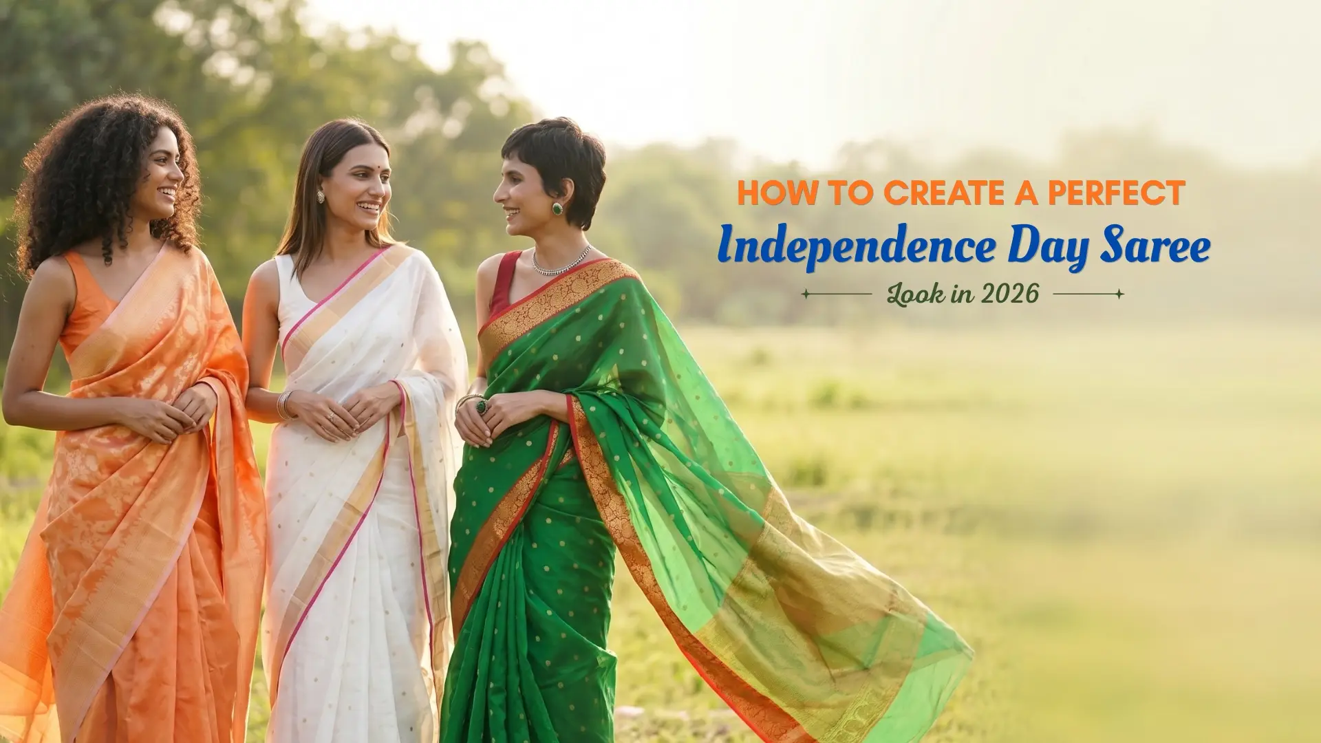 How to Create a Perfect Independence Day Saree Look in 2026?