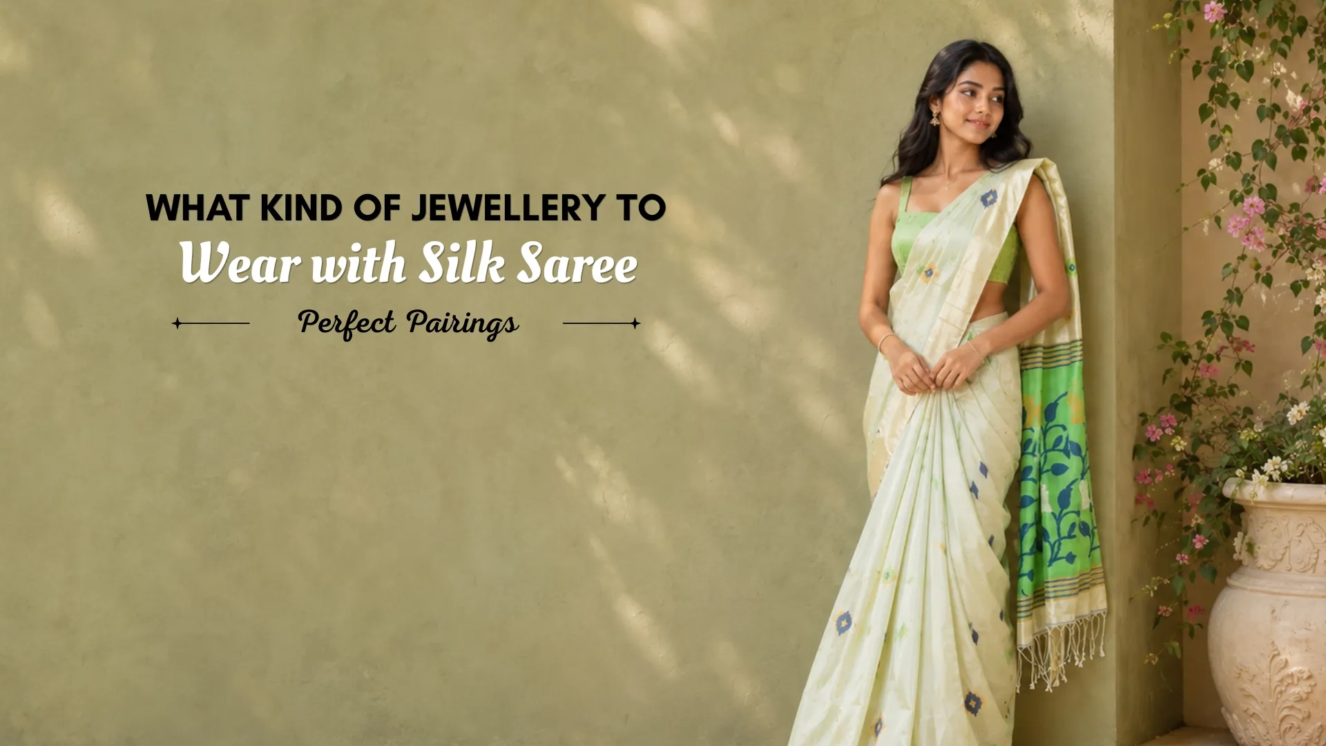 What Kind of Jewellery to Wear with Silk Saree?