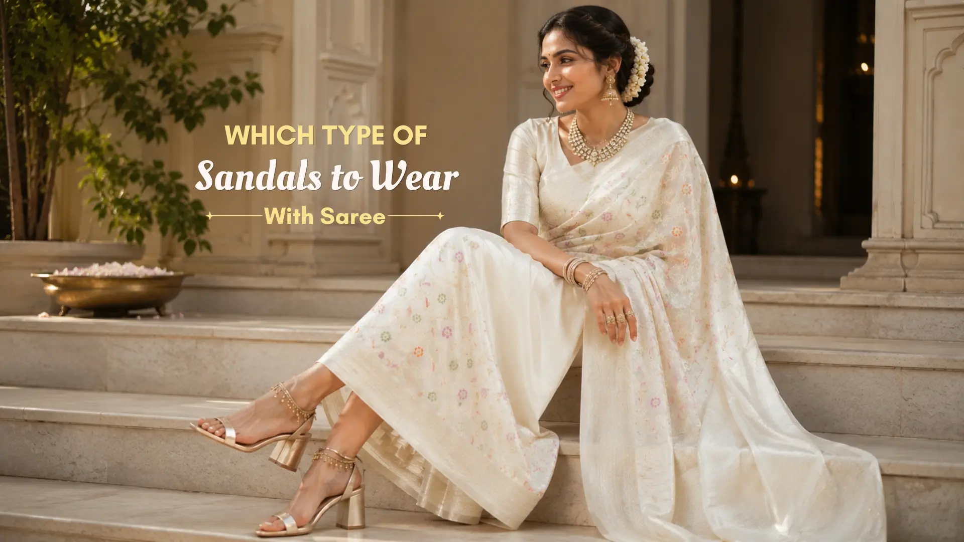 Which Type of Sandals to Wear with Saree?