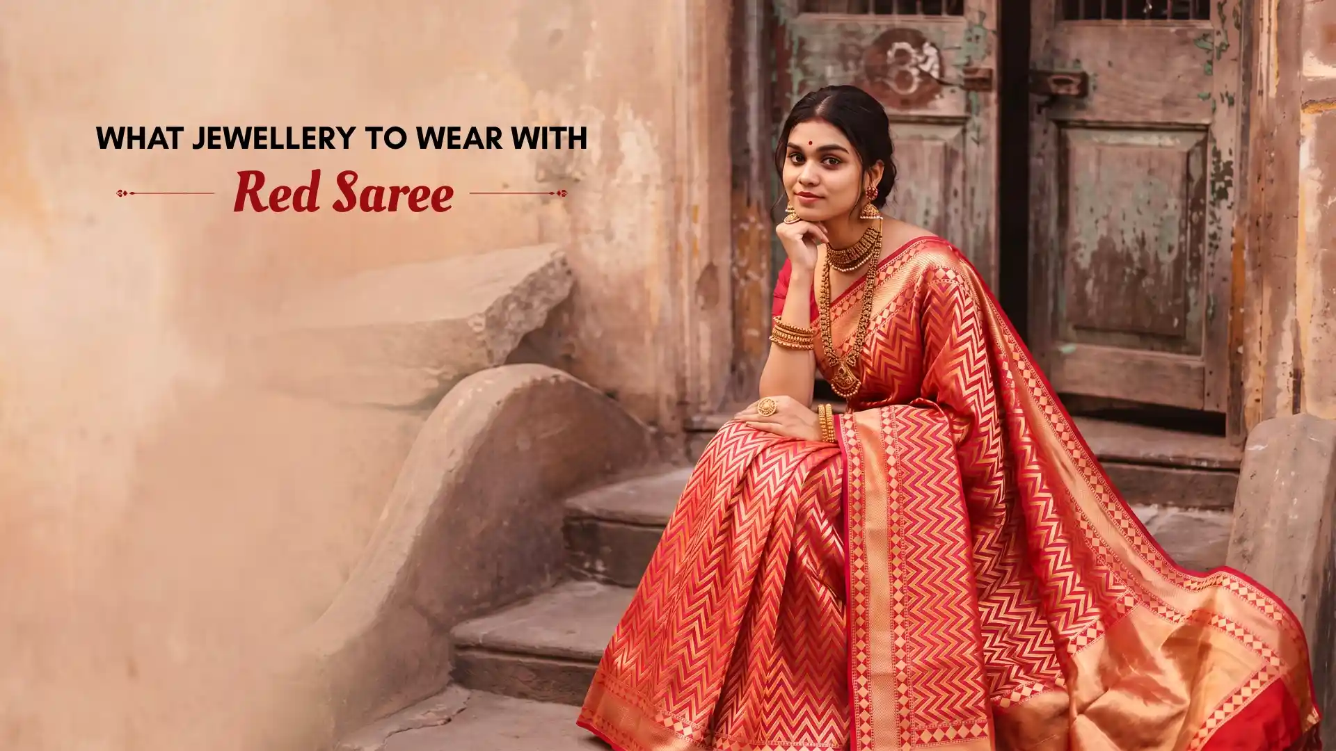 What Jewellery to Wear with Red Saree?