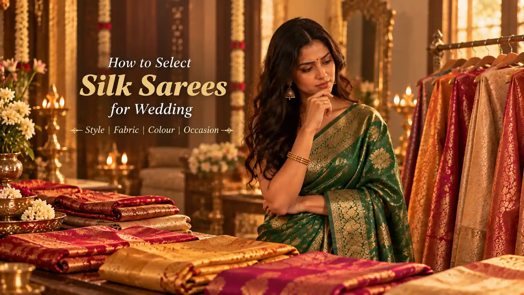 How to Select Silk Sarees for Wedding?